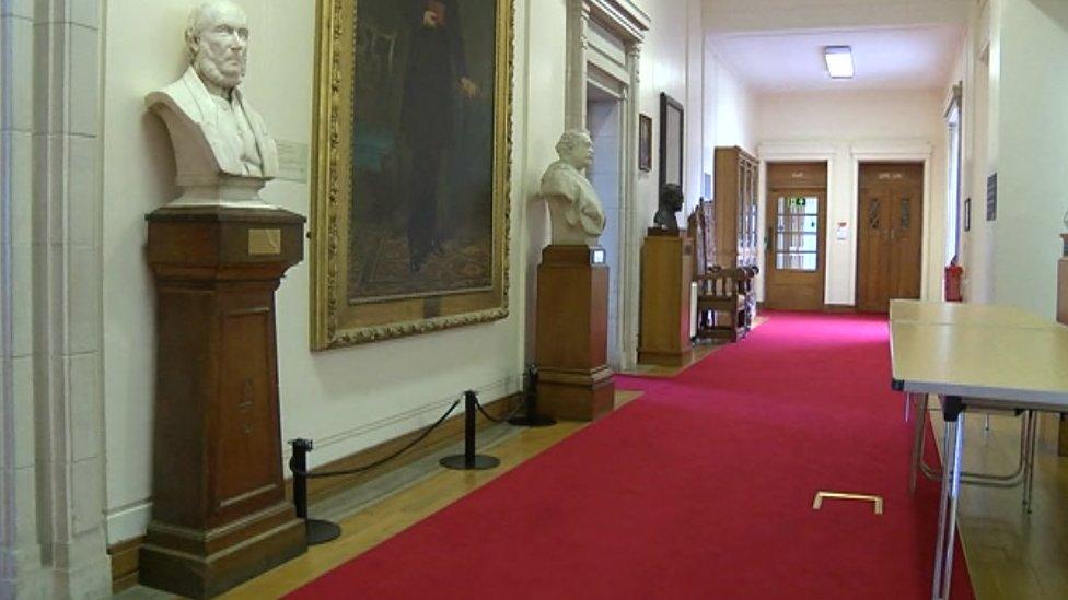 Inside the National Library of Wales