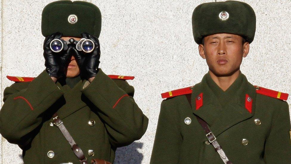 North Korean soldiers