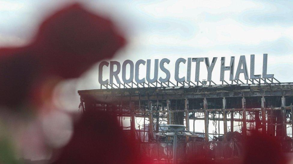 A view of Crocus City Hall