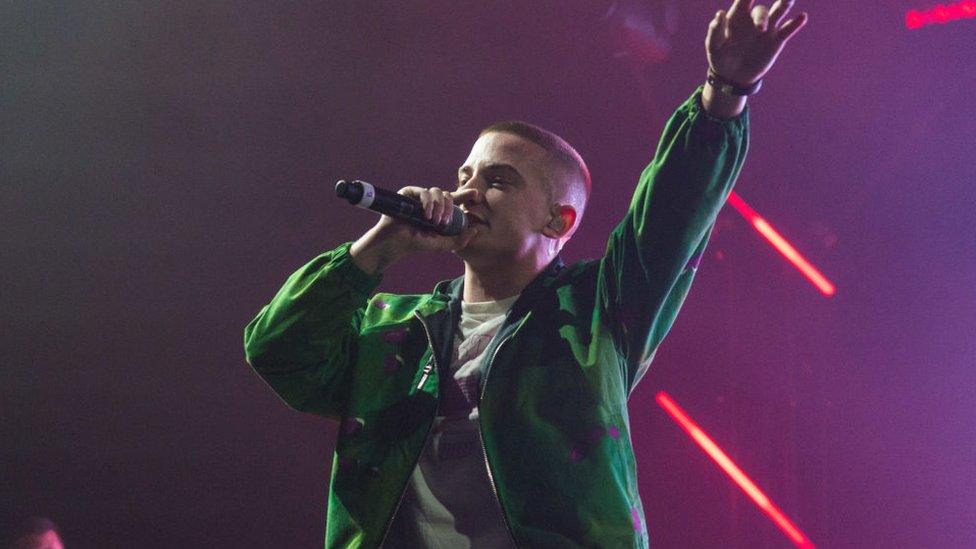 ArrDee performs on stage during Reading Festival day 3