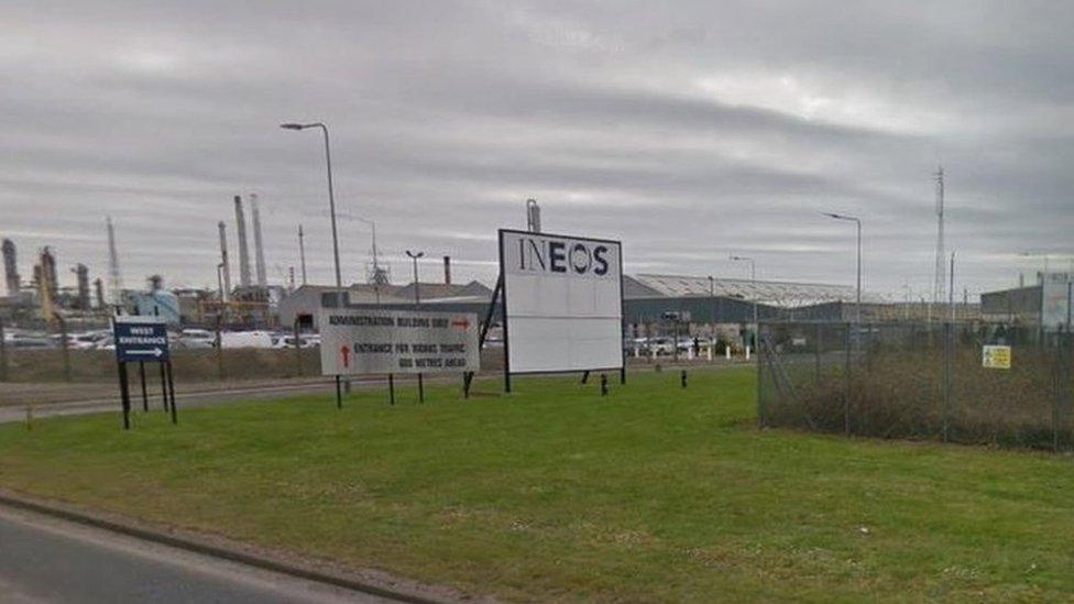 The Ineos factory at Seal Sands