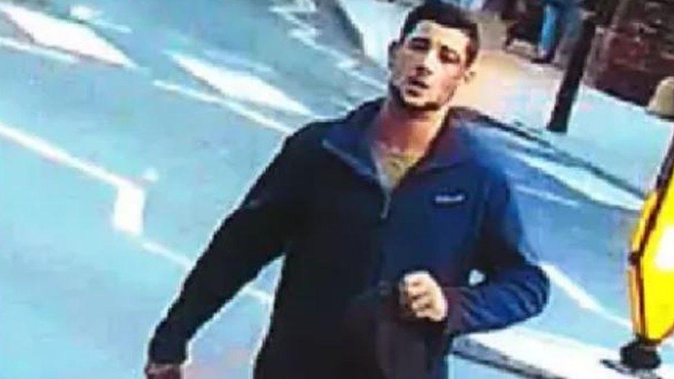 Image of man police wish to speak to in connection with the crash