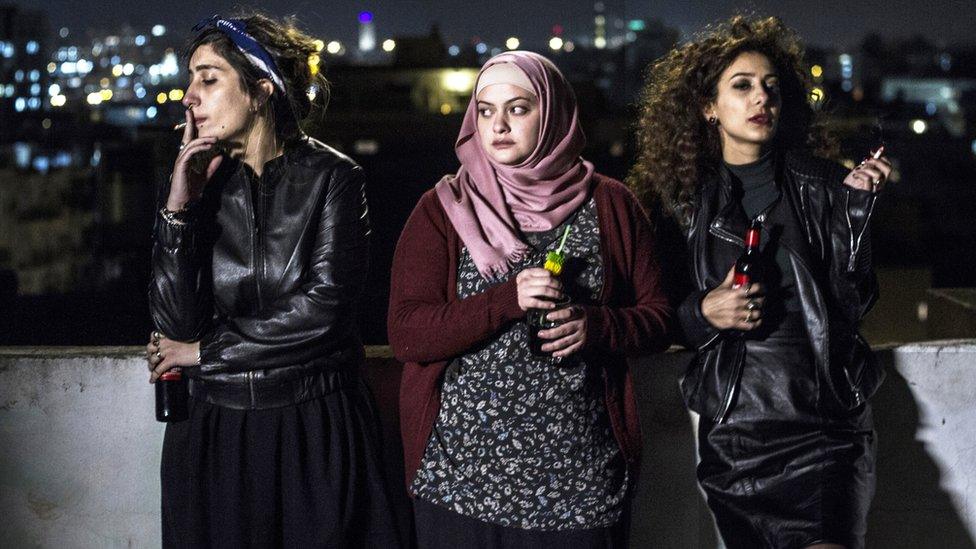 Sana Jammelieh, Shaden Kanboura and Mouna Hawa