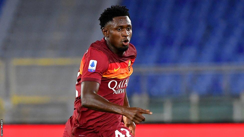 AS Roma and Guinea's Amadou Diawara