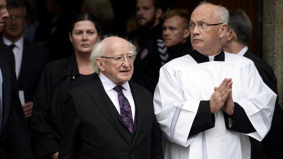 Irish President Michael D Higgins