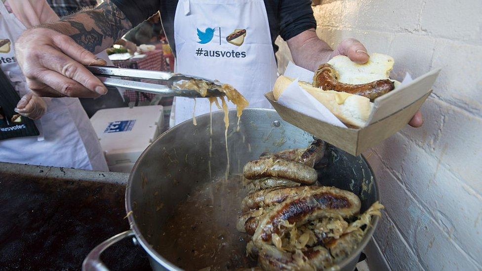 Barbecues have become an Australian tradition on election day