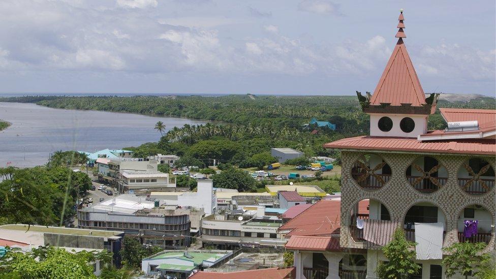 The Fijian capital, Suva