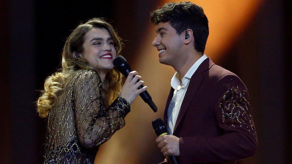 Spain's Alfred and Amaia