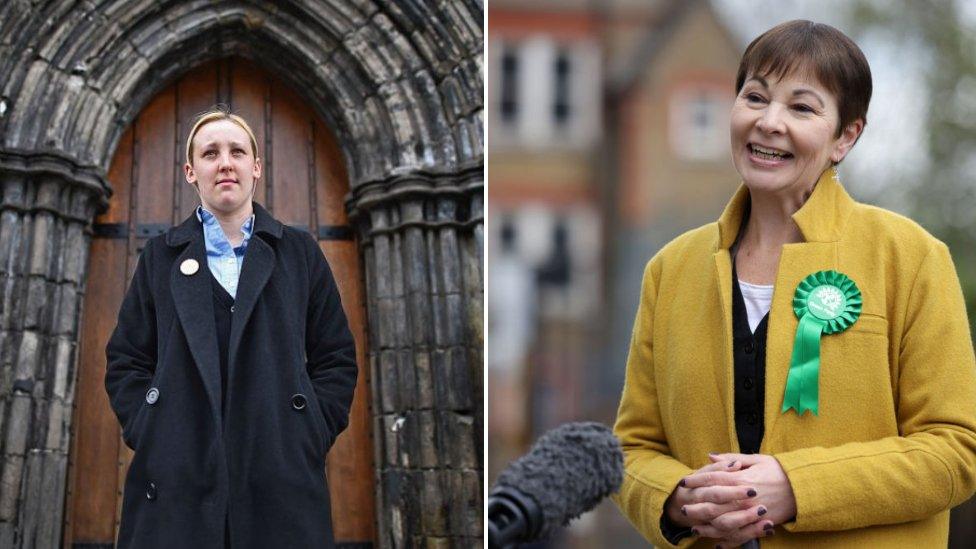 Mhairi Black and Caroline Lucas