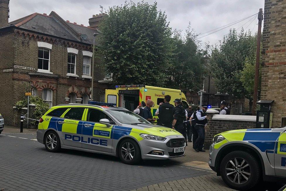 Police in Battersea