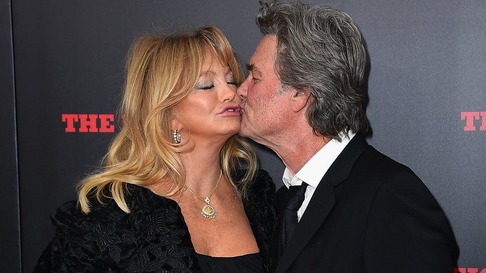 Goldie Hawn and Kurt Russell