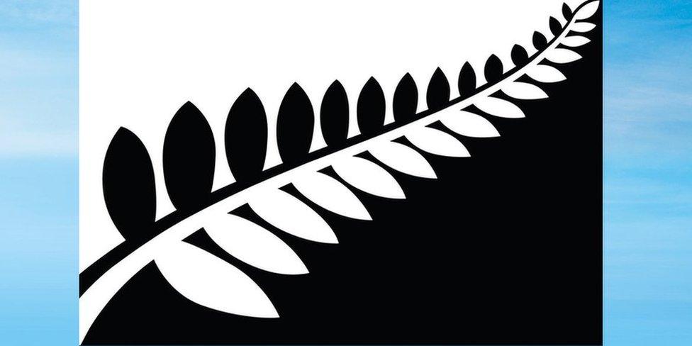 Silver Fern (Black & White) by Alofi Kanter