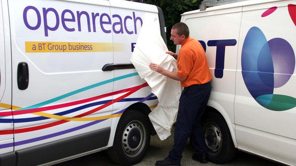 BT Openreach van