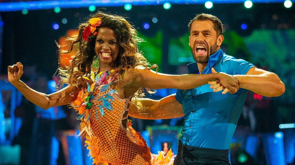 Oti Mabuse and Kelvin Fletcher on Strictly Come Dancing