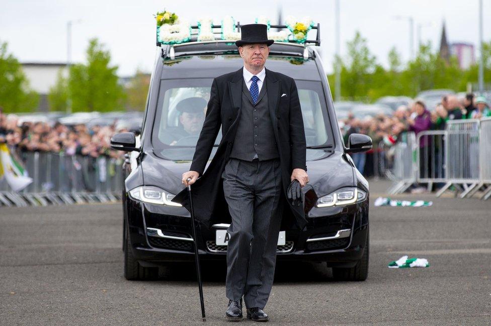 Coffin arrives at Parkhead