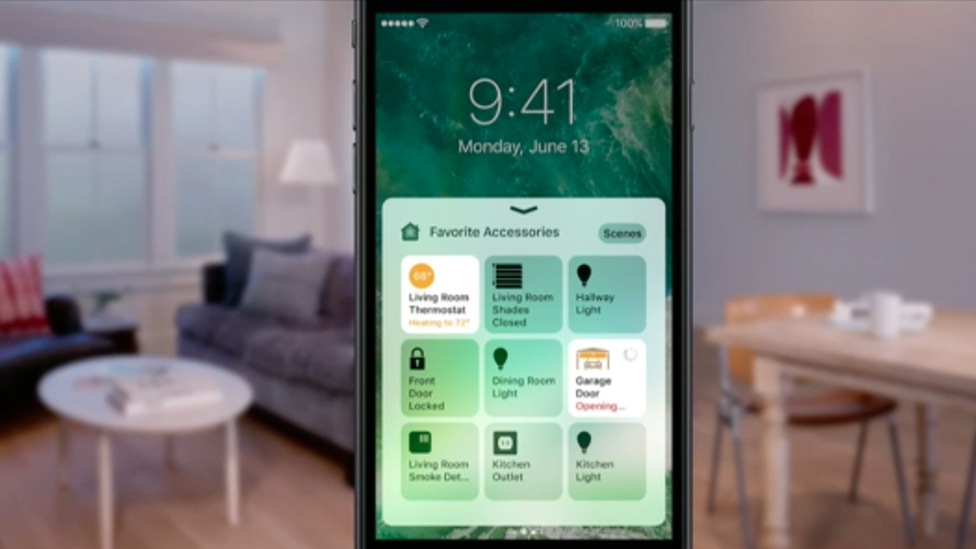 Apple also showed off HomeKit, a central control service for smart home devices