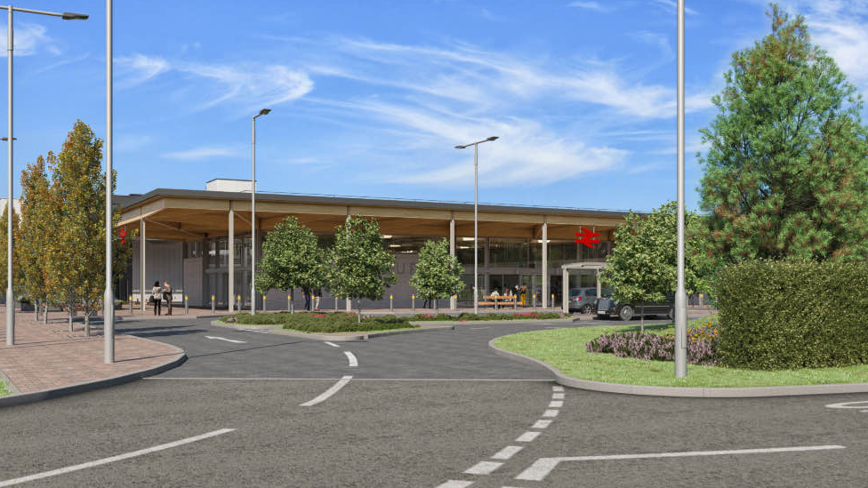 Artist impression of new Beaulieu railway station