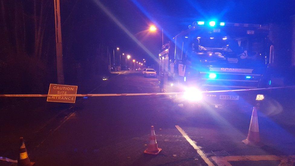 A view from the scene