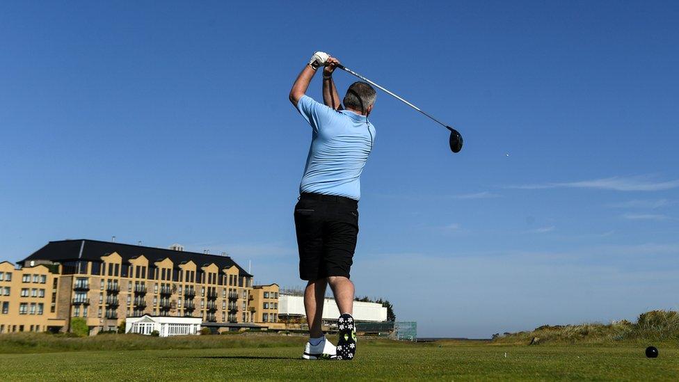 St Andrews golfer