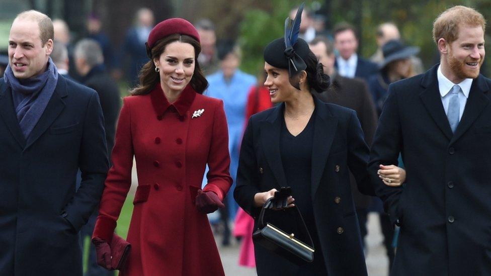 Duke and Duchess of Cambridge and the Duke and Duchess of Sussex