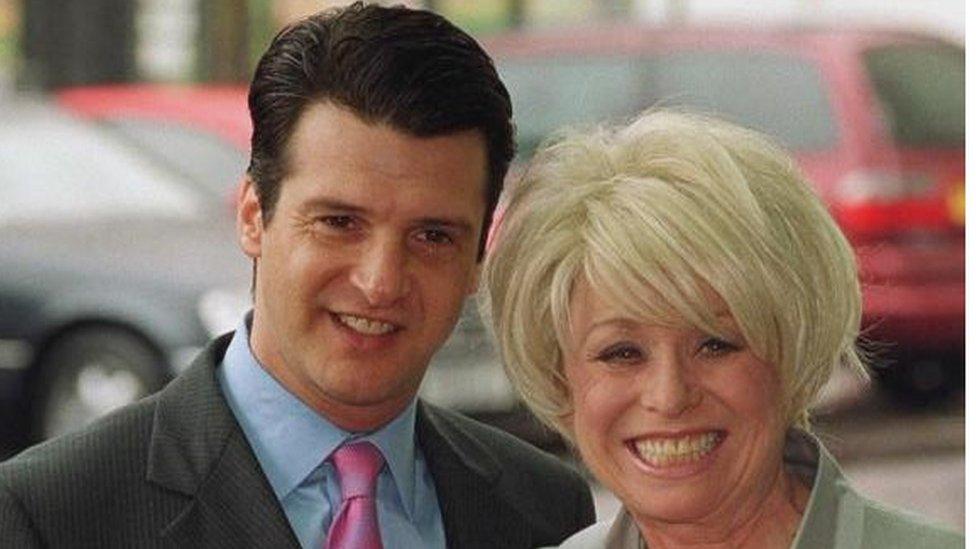 Barbara Windsor and Scott Mitchell