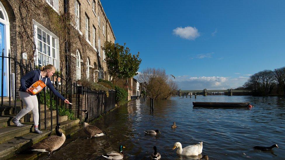 London floods