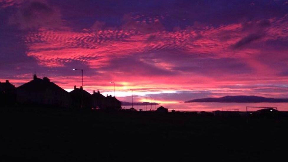 Evening sky from Thurso