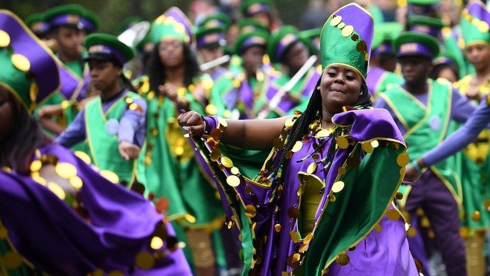 Carnival performers