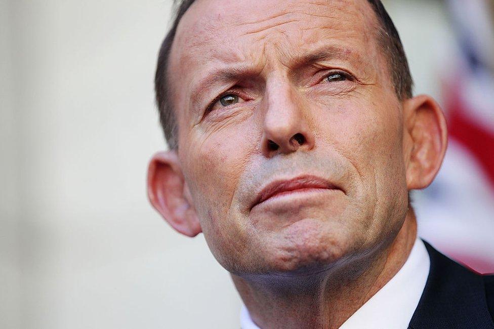 Former Australian prime minister Tony Abbott