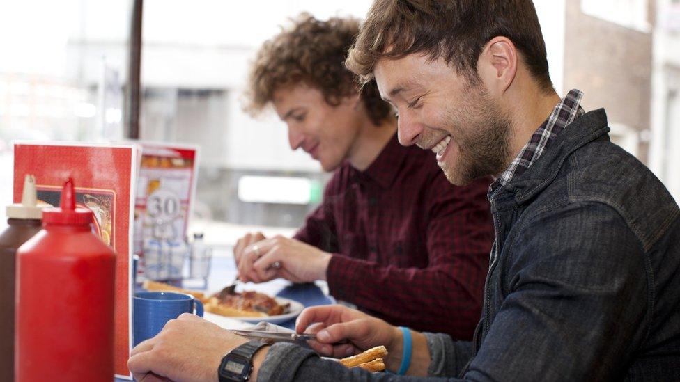 people eating