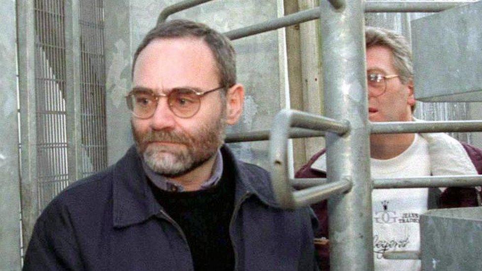 Brighton bomber Patrick Magee leaving the Maze prison