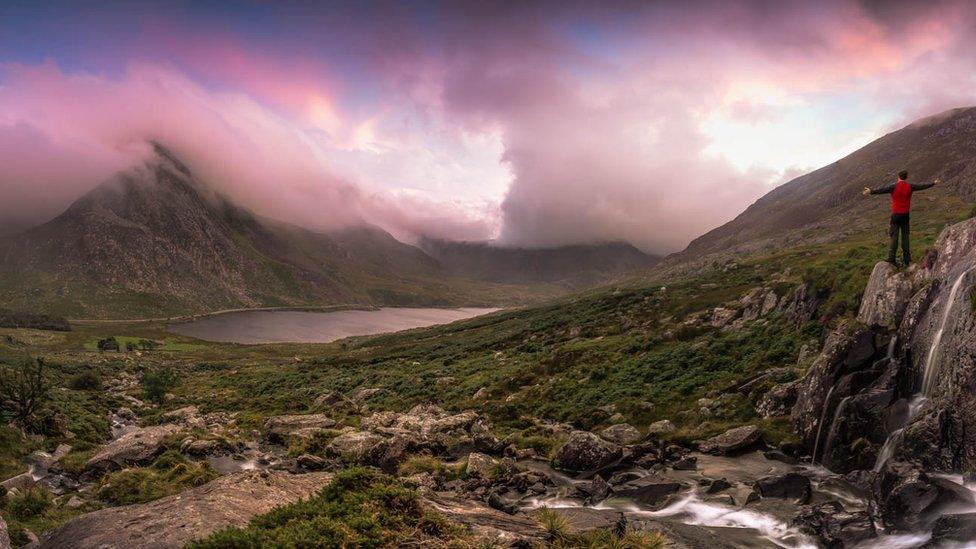 Ogwen Valley at sunset