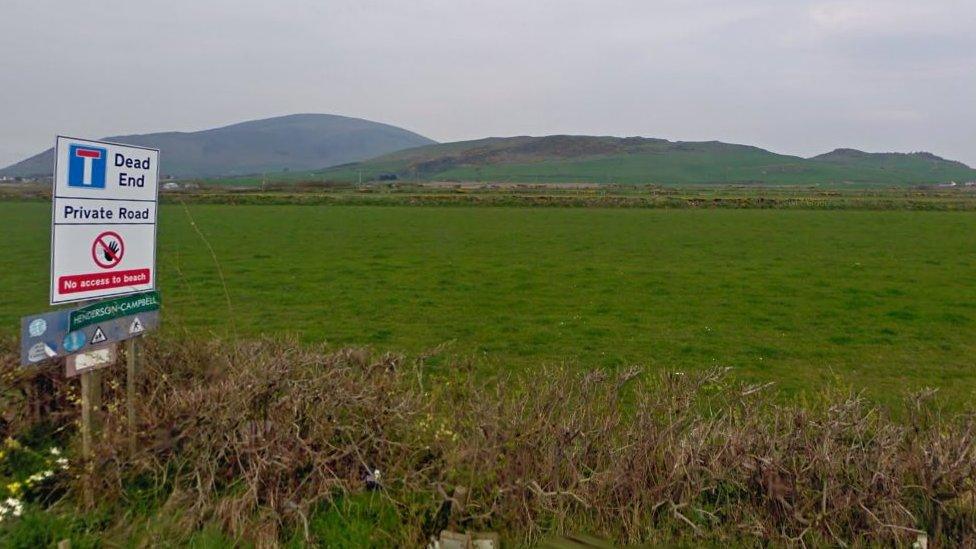 Hills as seen from the prison