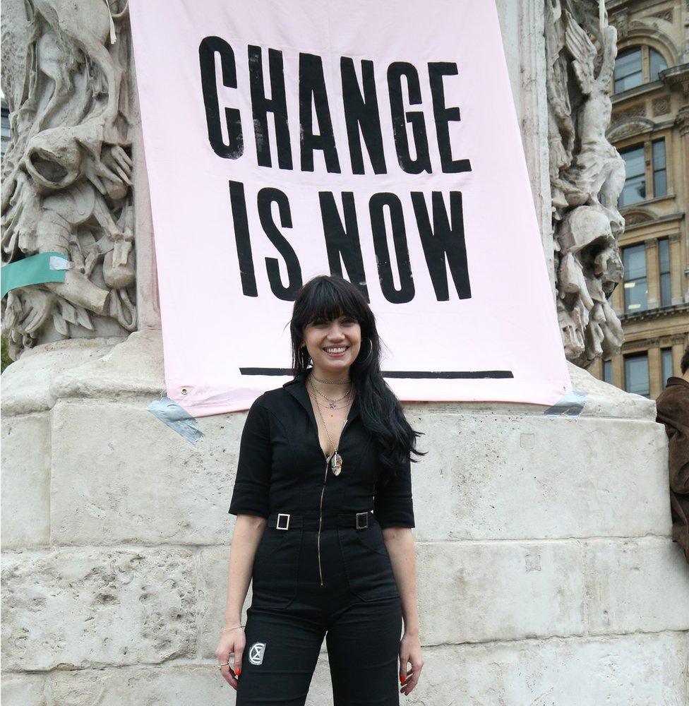 The fashion model Daisy Lowe