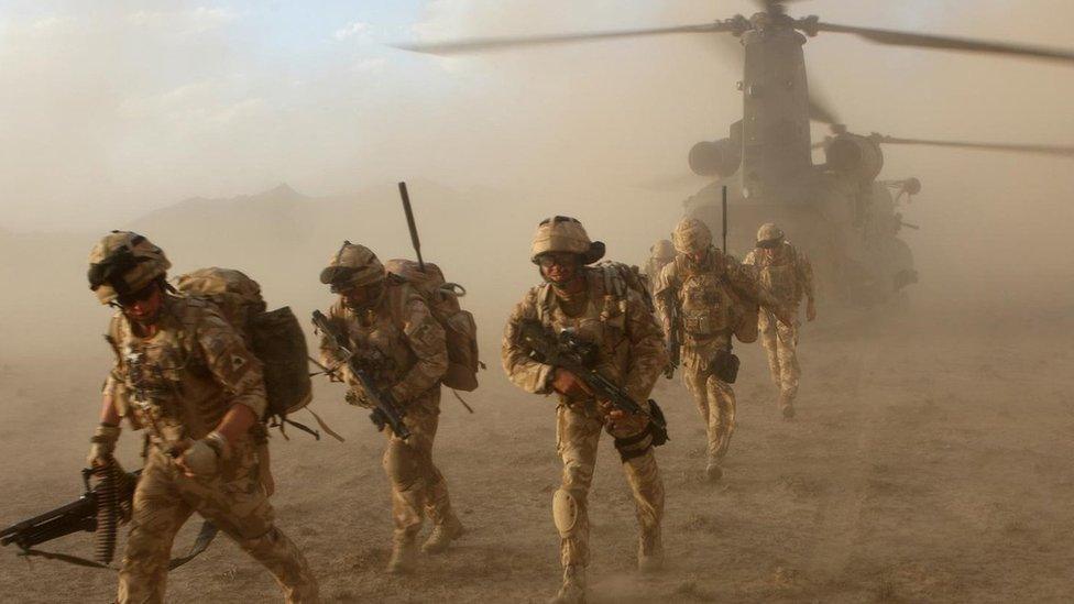 British soldiers in Afghanistan