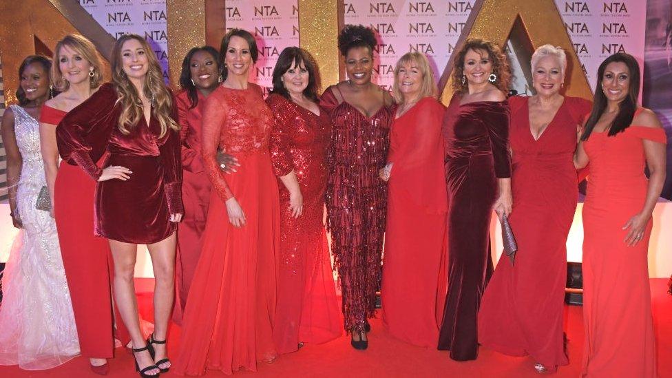 Kelle Bryan, Kaye Adams, Stacey Solomon, Judi Love, Andrea McLean, Coleen Nolan, Brenda Edwards, Linda Robson, Nadia Sawalha, Denise Welch and Saira Khan