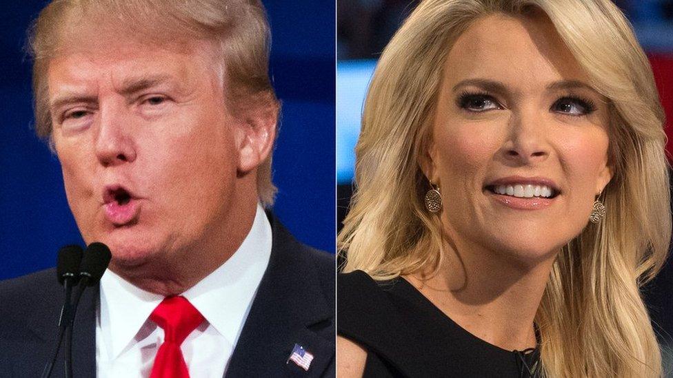 Donald Trump and Megyn Kelly