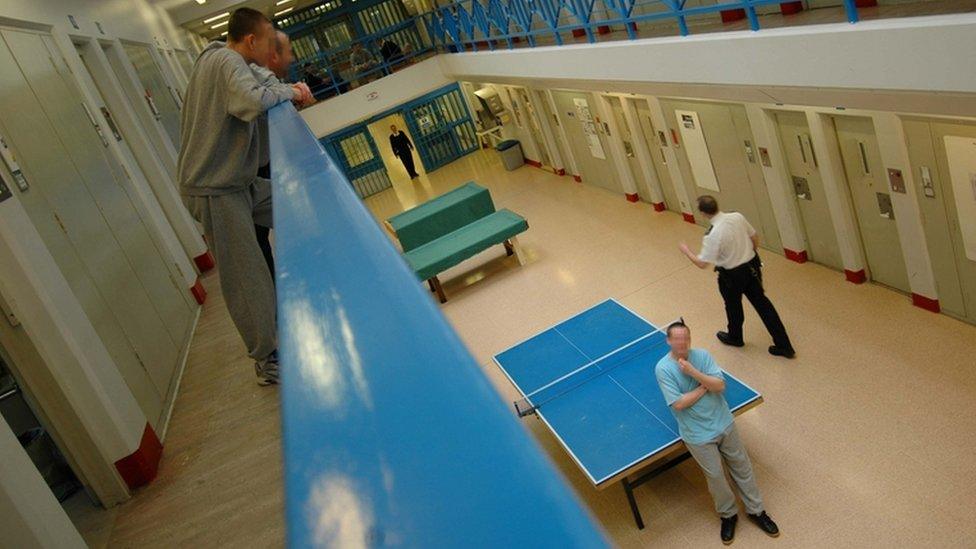 Inside of Chelmsford Prison