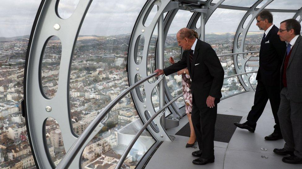 Duke of Edinburgh in the i360