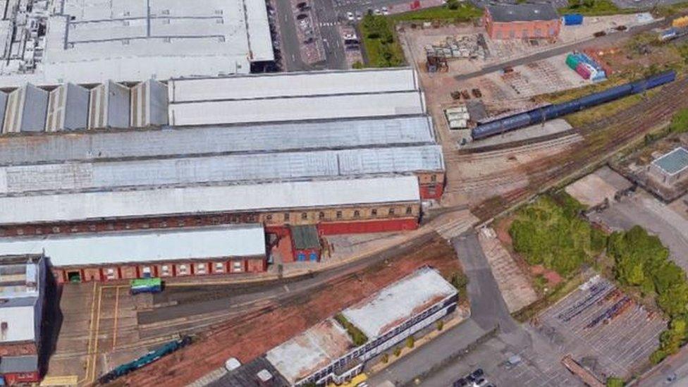 Gemini Rail depot at Springburn