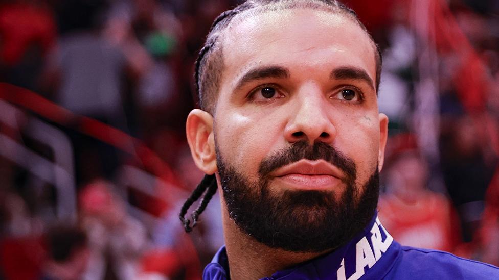 Rapper, songwriter, and icon Drake attends a game between the Houston Rockets and the Cleveland Cavaliers at Toyota Center on March 16, 2024 in Houston, Texas.