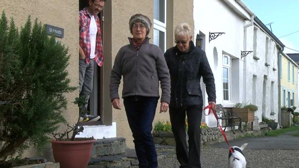 Moira Johnston offers Simon Thomas respite while she goes for a walk with his mother Maggie