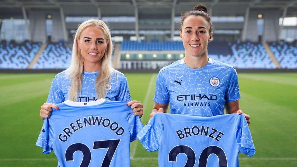 Alex Greenwood and Lucy Bronze