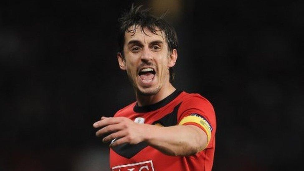 Gary Neville was Manchester United club captain for five years