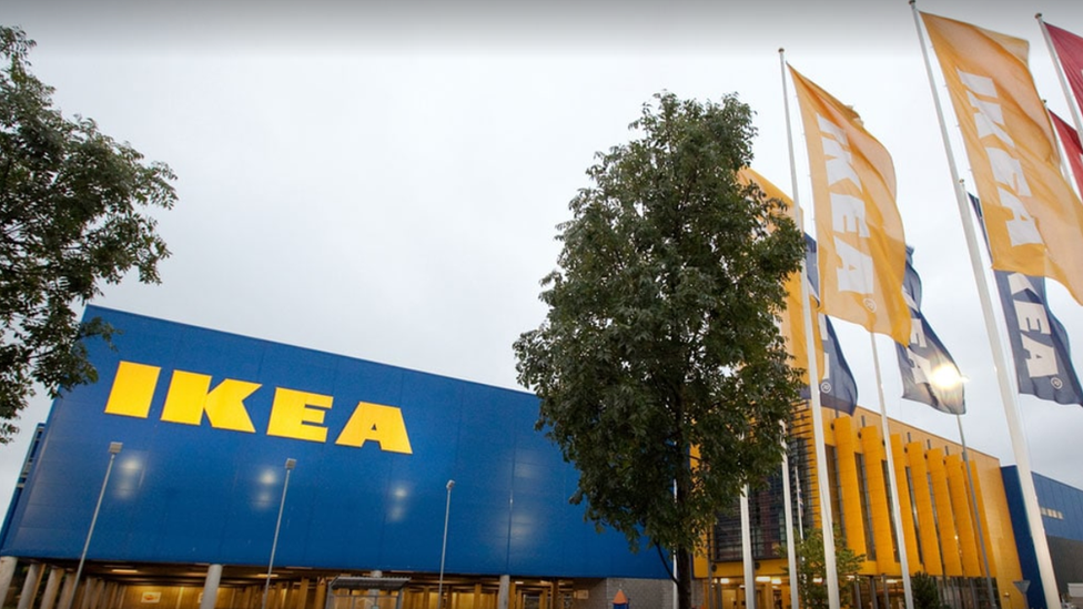 Ikea's Cardiff store where Ms Nugent stole the forks