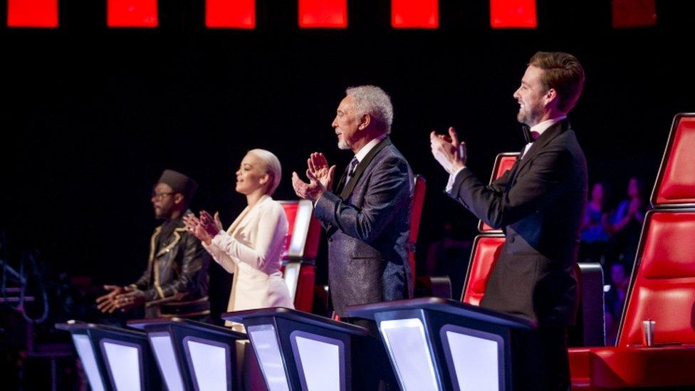 Will.i.am, Rita Ora, Tom Jones and Rickey Wilson