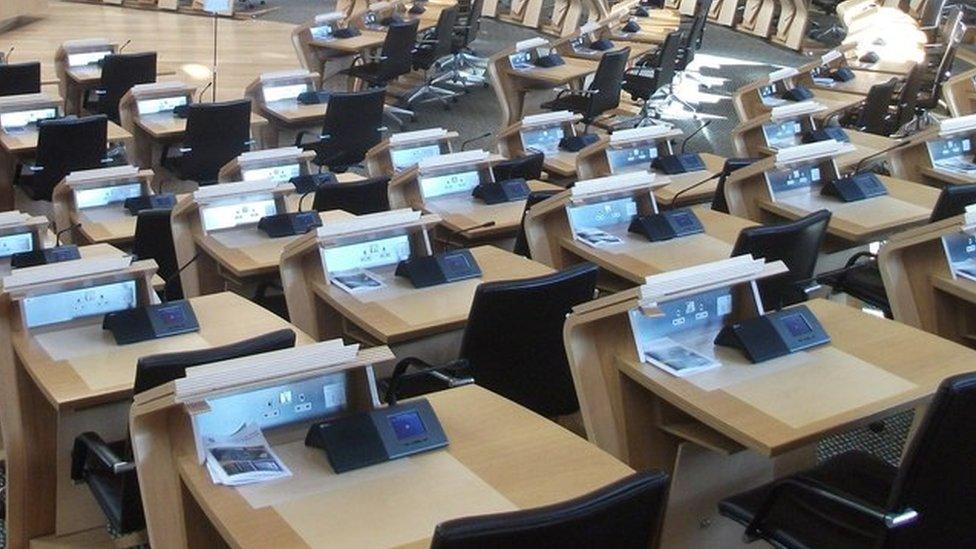 Holyrood desks