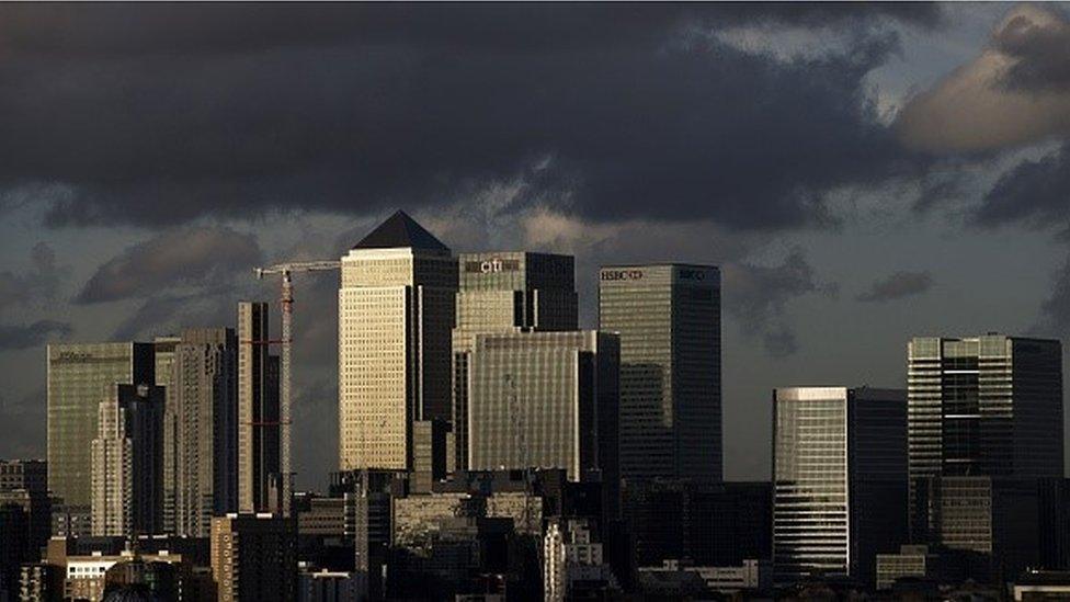 Canary Wharf skyline