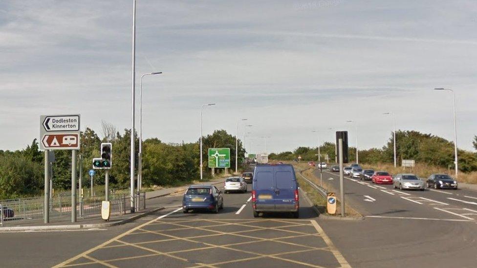 A483 Wrexham bypass near Chester