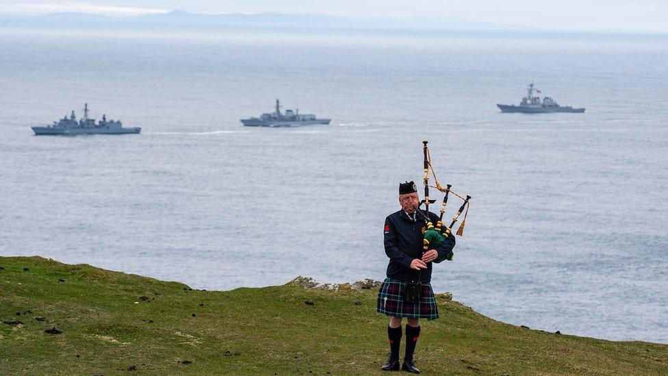 Service at the Mull of Oa